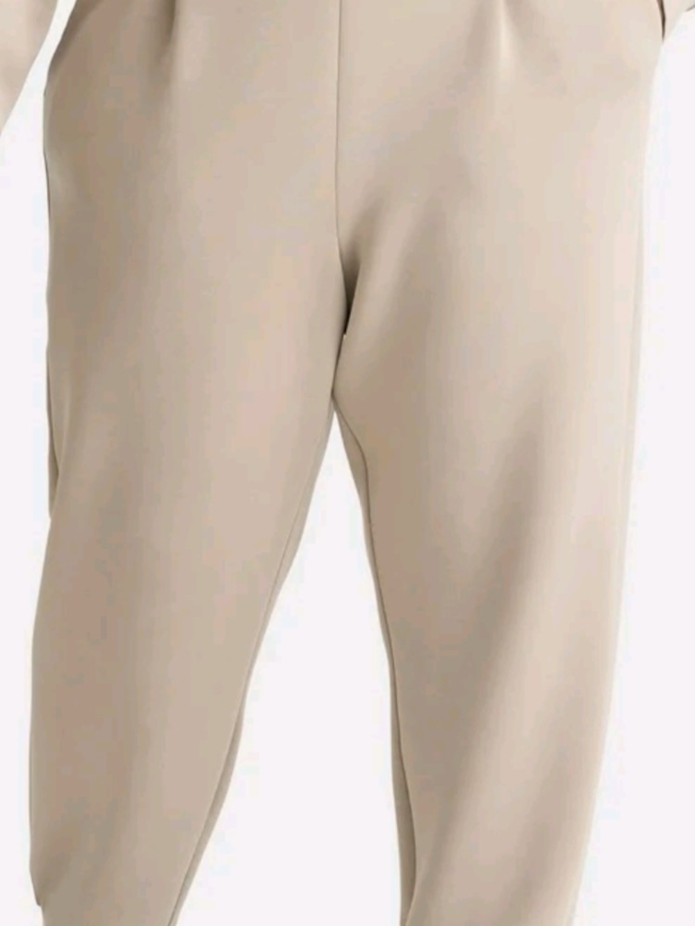 Avia Women's Scuba Knit Pleat Joggers with Pockets